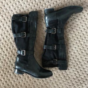 Cole Haan Avalon Tall Boot/Buckles - Sz 8 1/2 B